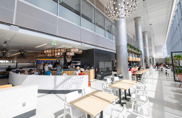 Restaurant at an airport