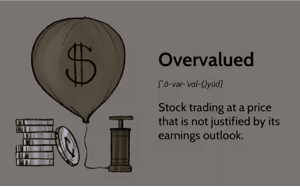 How do you know if a stock is overvalued