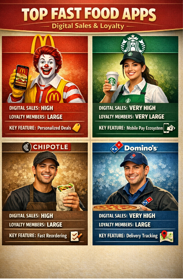 Restaurant App comparison