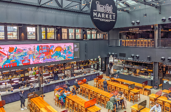 TimeOut Food Hall in Chicago