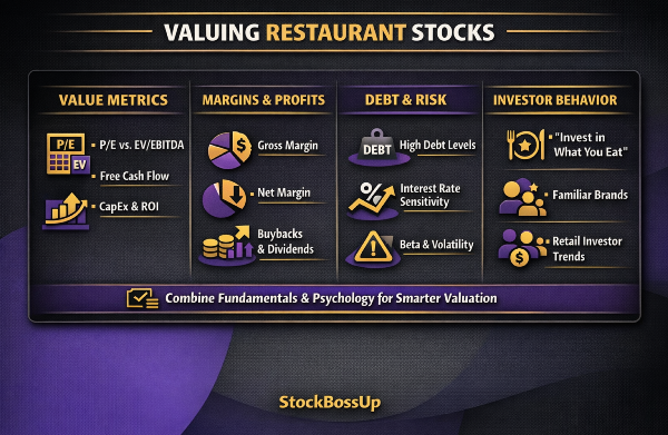 Different Metrics for measuring restaurant stocks