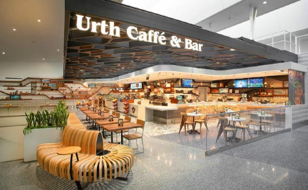 Restaurant in an airport